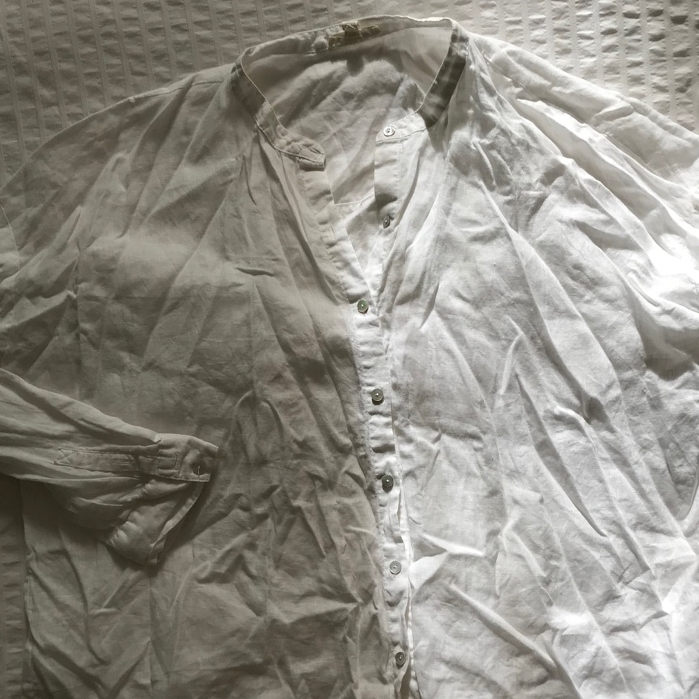 Eileen Fisher Linen Button Down